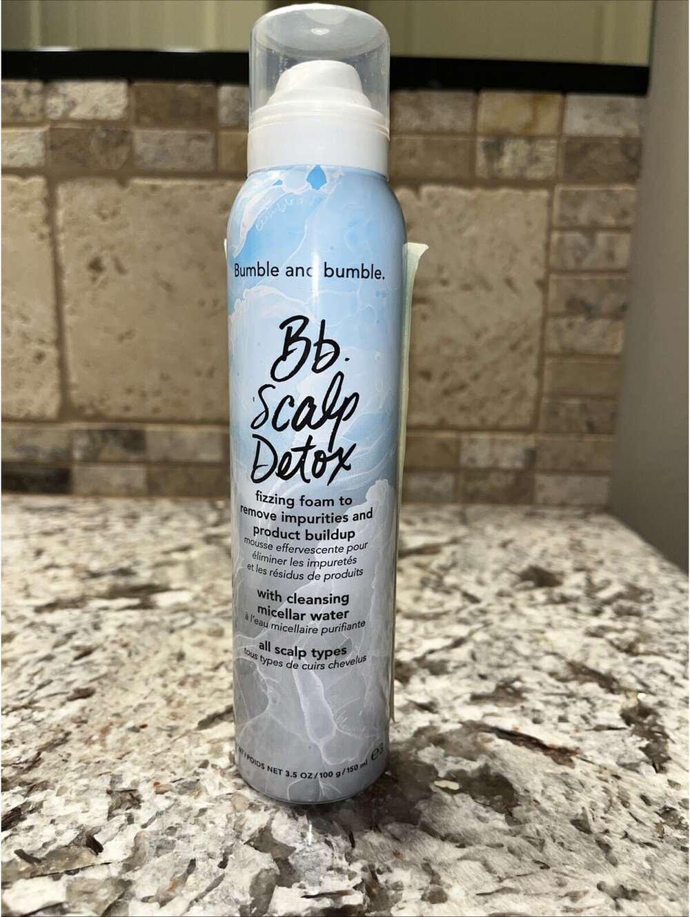 Bumble and Bumble Scalp Detox-Fizzing Foam 3.5 oz /100 g/150 ml *NEW*